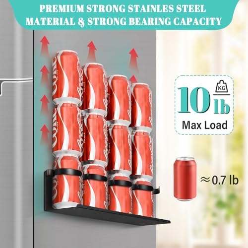 Magnetic Cup Holder for Fridge,8 Cups Water Bottle Organizer for