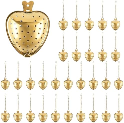 30 Pcs Stainless Steel Tea Strainer Ball Infuser Loose Leaf Steeper