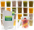 Freshware Food Storage Containers [24 Set] 32 oz Plastic Deli