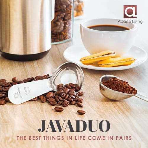Coffee Scoop (Set of 2) - 2 Tablespoon Stainless Steel Measuring