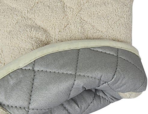 Nouvelle Legende Quilted Cotton Terry Oven Mitts for Baking, BBQ, and