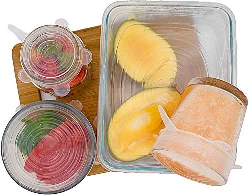 Reusable Silicone Stretch Lids, Food Covers