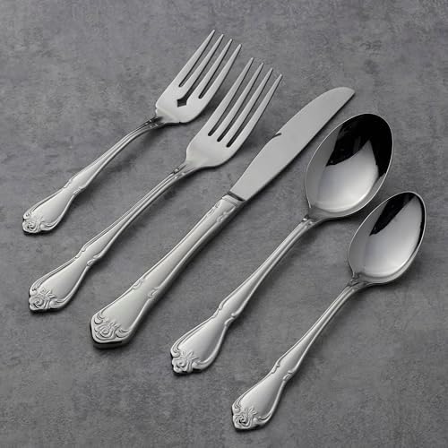 Oneida True Rose Dinner Forks,silver set of 4