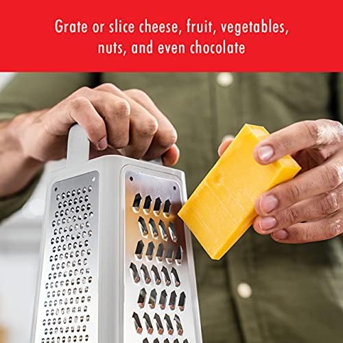 ZWILLING Z-Cut Tower Multifunctional Box Grater, Faster Grating