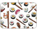 OTVEE Cute Roll Art Dish Drying Mat for Kitchen Counter Absorbent Heat