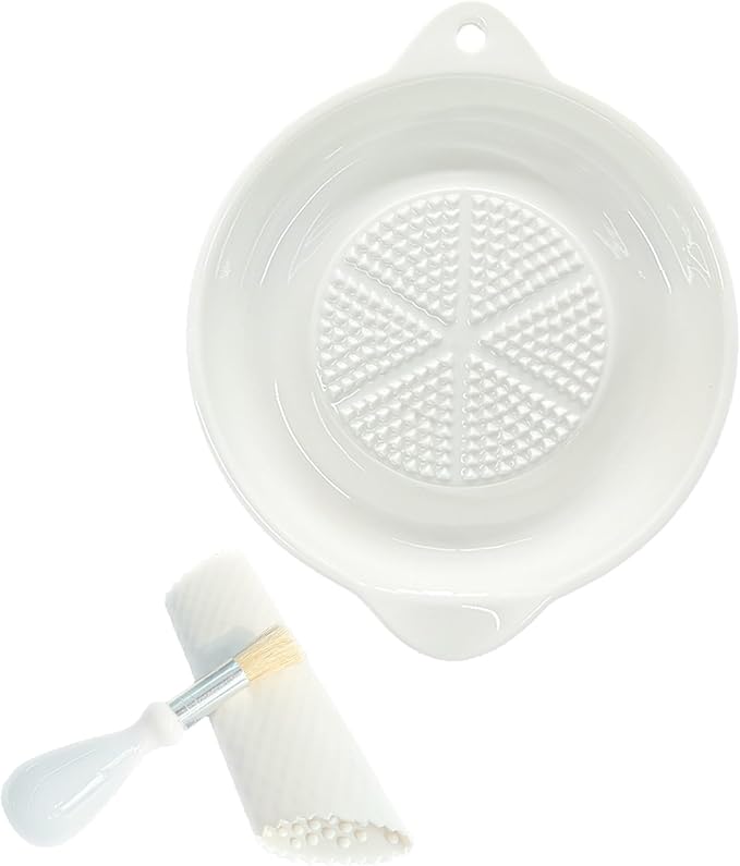 Ceramic Grater Plate for Ginger, Vegetables and Fruits in Kitchen by Unknown