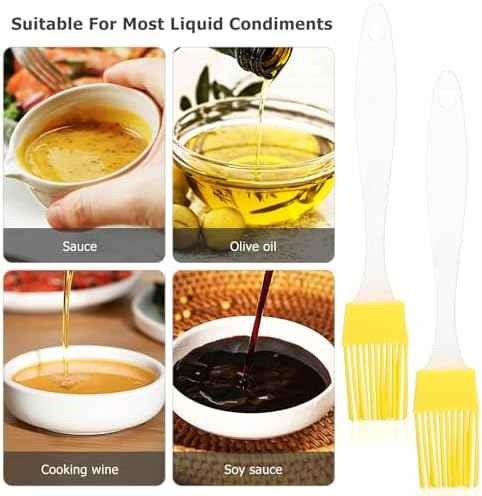 Silicone Pastry Brush Set for Baking and Grilling 2 Pcs
