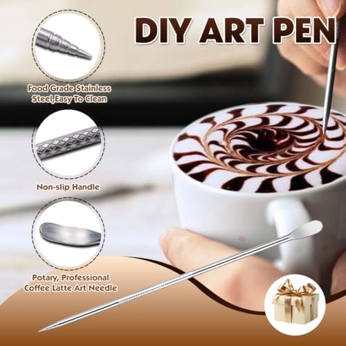 Milk Frothing Pitcher, 18oz/550ml Stainless Steel Milk Frother Cup