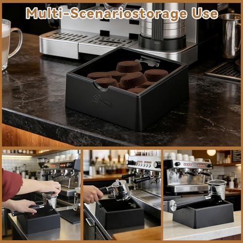 Silicone Espresso Knock Box, Durable Barista Knock Box for Coffee
