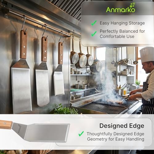 Stainless Steel Griddle Spatula Set