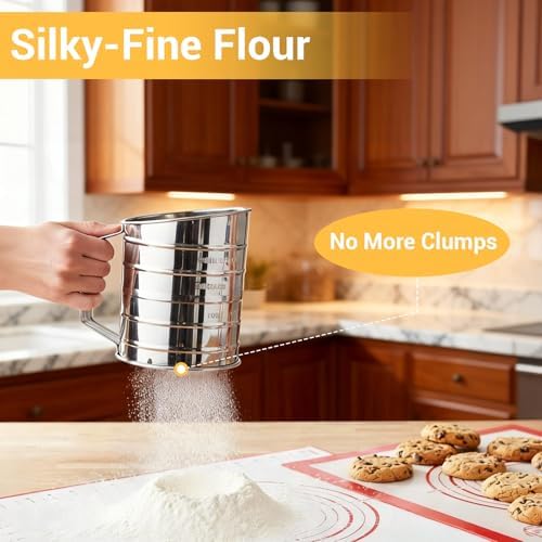 Baking Tool Kit: pastry cutter, flour sifter for baking, Bone-Shaped