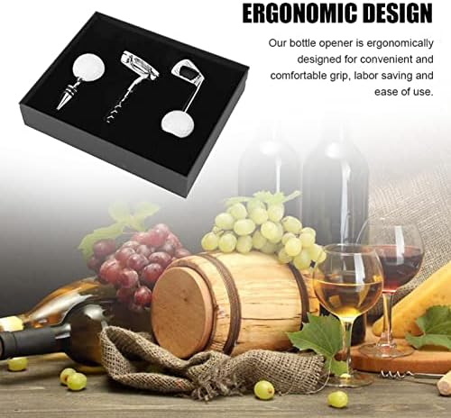 Gugxiom Golf Bottle Opener Set, Wine and Golf Lovers Ideas Gift