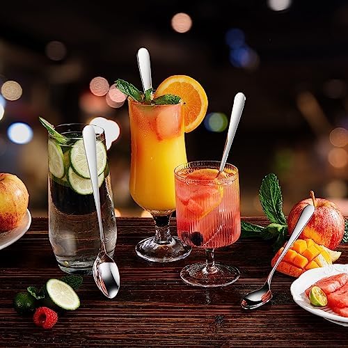 KEAWELL Premium Louise 4-Piece 9-Inch 18/10 Iced Tea Spoons