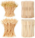 400PCS Cocktail Picks, Sublaga 4.7" Eco-friendly Natural Bamboo Ball