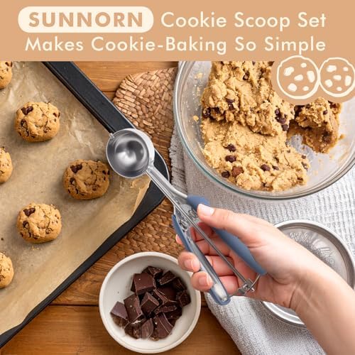 Cookie Scoop set, Cookie Scoops for Baking Set of 3, Size #60/ #40