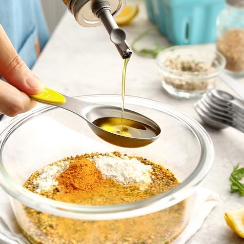 Spring Chef Dual Sided Magnetic Measuring Spoons Set, Mountain