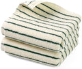 Jacquotha Green Striped Hand Towels for Kitchen, Vintage Bathroom