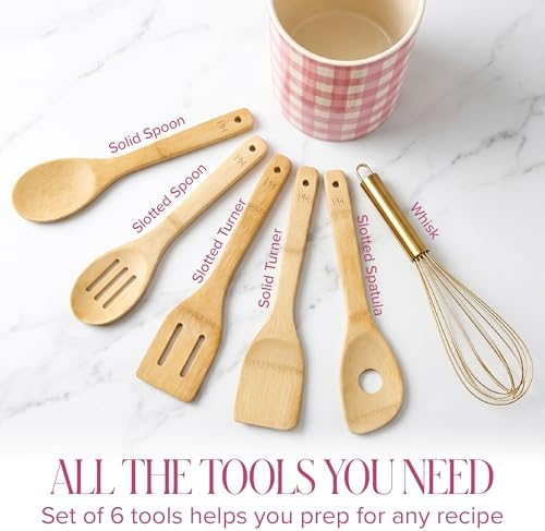 Paris Hilton 7-Piece Kitchen Utensil Set, Pink