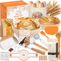 Sourdough Starter Kit with Proofing Baskets and Jars