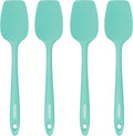 4 Pcs Silicone Spoon Spatula Set, 11.4 In, Food Grade Rubber Spatulas by Unknown