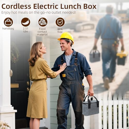 Cordless Electric Heated Lunch Box