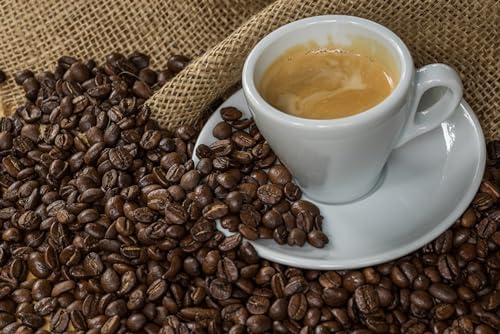 Cusinox White Porcelain Espresso Cup Sets for Espresso Coffee, 2 Oz