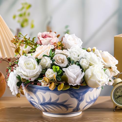 Maxdot Blue and White Chinoiserie Pasta Bowl 12 X 12 X 6 Inche