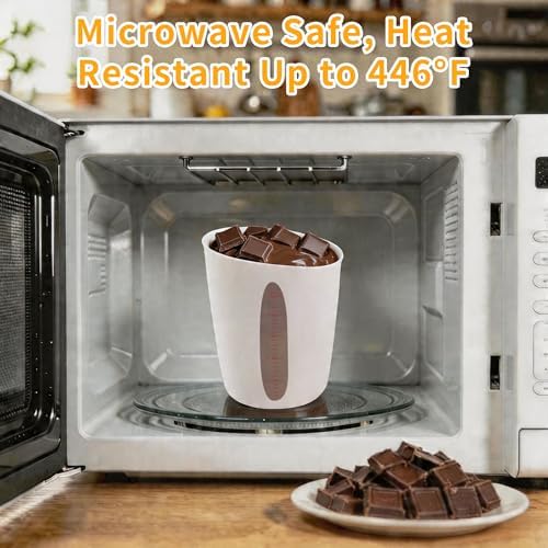 Food-Grade Silicone Chocolate Melting Cup Set