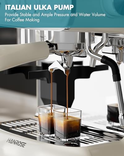 Espresso Machine with Grinder and Milk Frother, 20 Bar