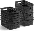 12 Pack Plastic Storage Baskets