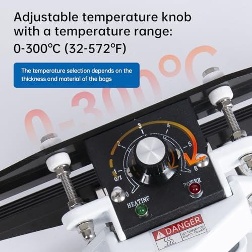 Portable Hand Held Heat Sealer Machine-R-PACK FKR-200, 8 Inches, For