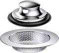 Huntonry Sink Stopper and Drain Strainer, 2PCS, 3-1/2 Inch