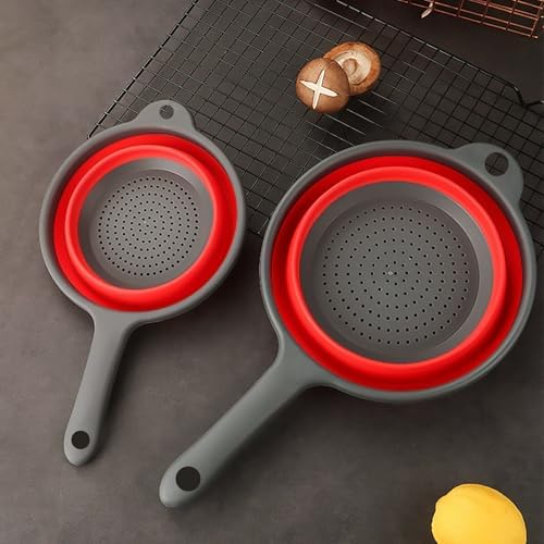 Kitchen Collapsible Colanders Set,Collapsible Colanders with