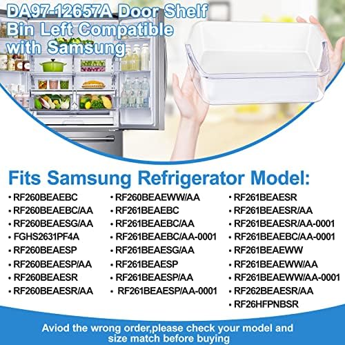 Samsung DA97-12657A Refrigerator Door Shelf
