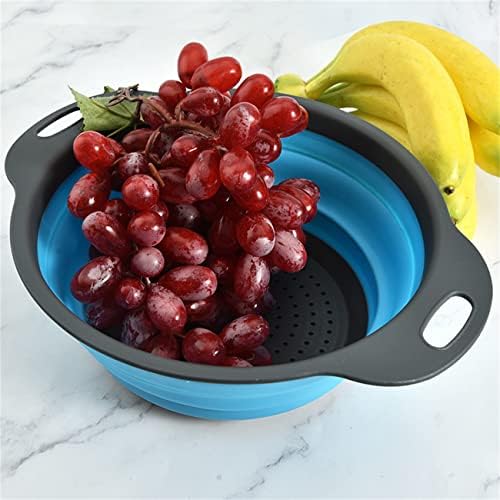 New Version 11Pack Silicone Kitchen Strainer Collapsible Colander with