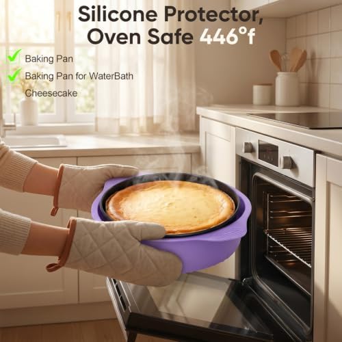 3 Pcs Springform Pan Set, 5 7 9 Inch Nonstick Spring Form Pan