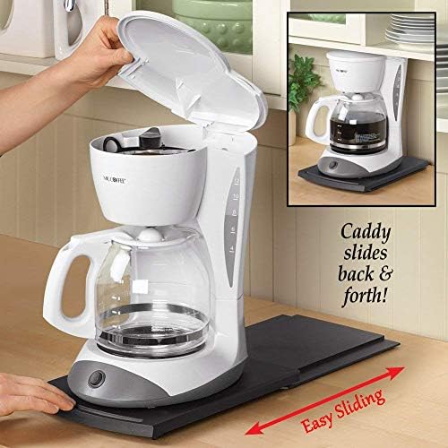 Coffee Maker Slider Tray for Counter, Small Appliance Sliding tray