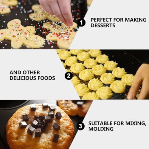 Silicone Baking Tool Set, Oil Brush and Cream Spatulas for Cake