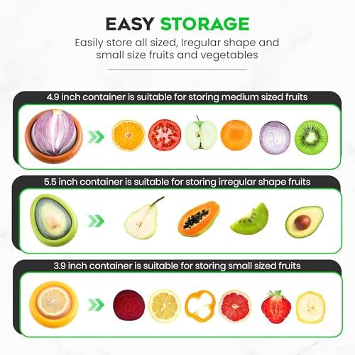 4-Piece Silicone Avocado Savers for Fridge