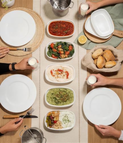 Mini Oval Serving Dishes, Ceramic Side Dish Bowls, Small Appetizer