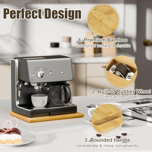 GuanQiao Bamboo Appliance Slider, 10 x 12 Inch