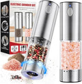 WOWBOX Electric Salt and Pepper Grinder Set, 2 PCS Rechargeable