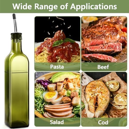 Leaflai Olive Oil Dispenser Bottle, 1 Brush and 1 Funnel Oil Bottles - Image 5