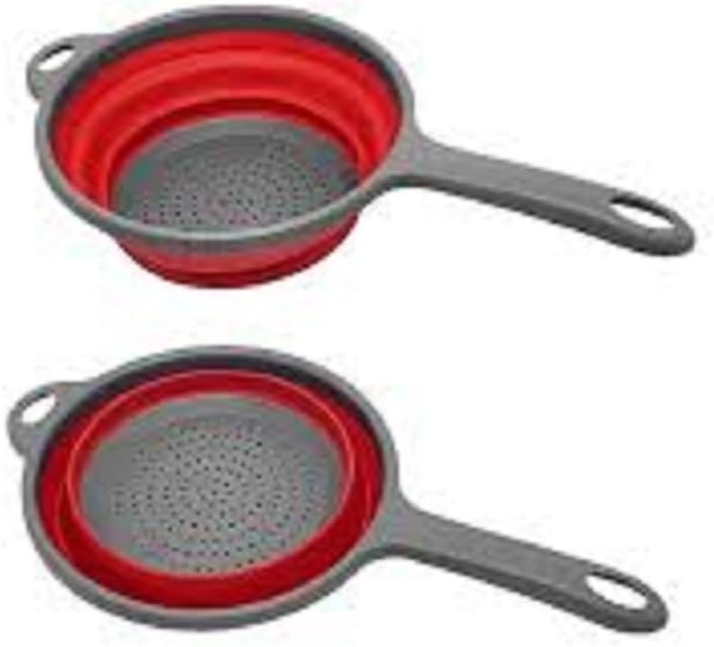 Collapsible Kitchen Strainer Basket Foldable Drainer Washing Fruits