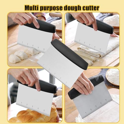 Sourdough Bread Baking Tool Set -Danish Dough Whisk Set of 6 Pieces