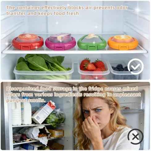 TQRR Avocado and Onion Storage Containers, 4-Pcs