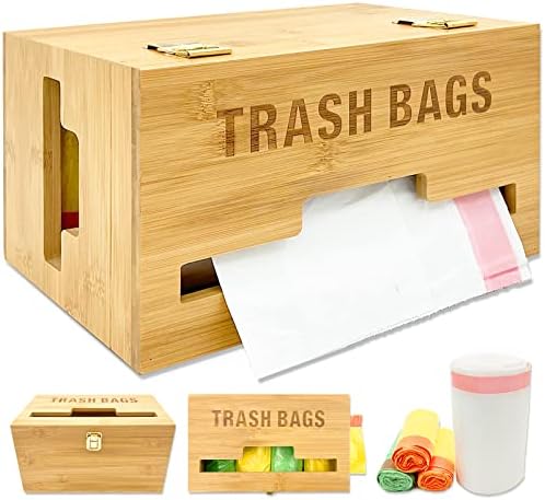 Trash Bag Dispenser with Handles