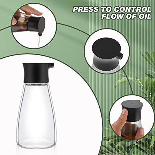 Yinder 12 Pcs Soy Sauce Dispenser Bottles, Glass Bottles with Lid