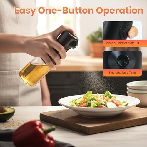 Electric Olive Oil Sprayer and Dispenser Bottle