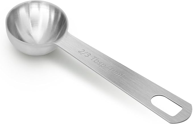 2 Teaspoon Stainless Steel Single Measuring Spoon by AUOIKKHOMEGARDEN